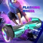 HOVERSTAR hoover boards for a 7-12 year old Chrome Color Flash Wheel,Built-in wireless speaker,hoverboard adult range of over 10 miles, hoverboard for All Ages (TQ) - Image 4