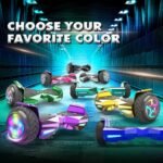 HOVERSTAR hoover boards for a 7-12 year old Chrome Color Flash Wheel,Built-in wireless speaker,hoverboard adult range of over 10 miles, hoverboard for All Ages (TQ) - Image 6