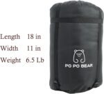 PO PO BEAR Zero Degree Sleeping Bag for Adults 100% Cotton Flannel Tall and Big - Image 5