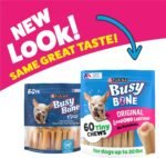 Purina Busy Bone Adult Toy Breed Dog Chew Bone Treats, Tiny - 60 ct. Pouch - Image 3