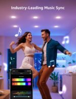 Lepro BR1 AI LED Smart Bulbs - AI Generated Lighting, LightGPM 2 with LLM, LightBeats Music Sync, Voice Control Via App, RGBWW Colors, Compatible with Alexa & Google Assistant, BR30 E26 8W, 4 Packs - Image 6