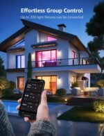 Lepro BR1 AI LED Smart Bulbs - AI Generated Lighting, LightGPM 2 with LLM, LightBeats Music Sync, Voice Control Via App, RGBWW Colors, Compatible with Alexa & Google Assistant, BR30 E26 8W, 4 Packs - Image 8