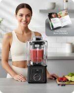 Vacuum Blender, 35000RPM Commercial & Household Professional Blender for Smoothies, 56oz Tritan Cup, Nut Milk, Fresh Juice, Baby Food, Protein Shakes, with Self Clean, Dishwasher Safe, Quiet Shield - Image 5