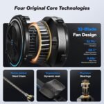 MERACH Rowing Machines for Home, Adjustable Air Resistance Professional Indoor Rowing Machine, Ergonomic Comfort Seat, Performance Monitor and Device Holder, Easy Storage - Image 4