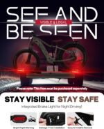 E-Bike Rack with Ramp, Hitch 2 Bike Rack, 200 lbs Capacity Electric Bike Carrier, Foldable Platform Mount for Cars, Trucks, SUVs, Minivans, Up to 5-Inch Fat Tire for 2'' Receiver - Image 4