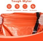 Zmoon Emergency Sleeping Bag Survival Bag, Portable Waterproof Thermal Bivy Sacks,Bivvy Bags,Camping Mylar Sleeping Bag Survival Gear Emergency Blankets Survival Shelter - Image 4