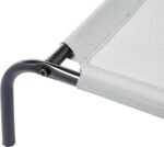 Amazon Basics Cooling Elevated Breathable Pet Bed For Dog, X-Large (60.1 x 37.1 x 8.9 Inches), 1 count, Grey - Image 5