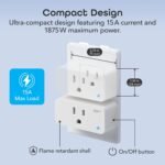 Geeni Smart Plug Mini 15A WiFi Outlet 2-Pack, Compatible with Alexa Google Home, No Hub Required, App Remote Control, UL Certified White - Image 9
