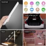 30-LED Motion Sensor Cabinet Light,Magnetic Motion Activated Under Counter Closet Lighting, Wireless USB Rechargeable Kitchen Cupboard Night Lights,Motion Activated Light Bar-2Pack - Image 6