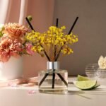 COCODOR Flower Reed Diffuser Set / 6.7oz / White Jasmine/Scent Diffuser with Sticks Home Fragrance Reed Diffuser for Bathroom Shelf Decor - Image 6