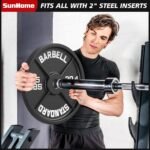SunHome Multifunction Home Gym Equipment Workout Station, Smith Machine with 138LB Weight Stack, Leg Press, LAT Station for Full Body Training - Image 4
