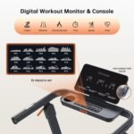 Foldable Treadmill with Auto Incline - Vitalwalk Commercial 48"x18" Wide Running Belt, 20% / 15% Incline, 10MPH, 3.5HP Brushless, Walking Pad Treadmill for Home, Auto Folding, No Installation, 350LBS - Image 6