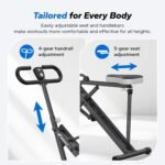 Squat Machine, MERACH R07 2 in 1 Squat Rowing Machine, Easy Setup & Foldable Exercise Equipment, Glute Trainer Machine, Glutes & Leg Home Workout Machine - Image 7