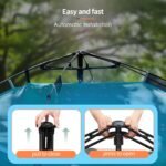 3-in-1 Instant Pop Up Tents for Camping, 2/4/6 Person Camping Tent,60s Automatic Quick Easy Setup Tent, Waterproof Stand Up Family Tents for Camping,Outdoor, Hiking,Beach - Image 8