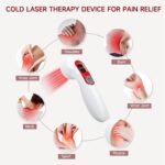 Handheld Red Light Therapy Device for Dogs and Man, LLLT Laser Light Therapy for Pets Pain Relief, Joint Muscle Knee Wrist Ankle, 5000mAh Large Capacity Rechargeable with 5 * 808nm & 10 * 650nm - Image 3