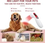 Handheld Red Light Therapy Device for Dogs and Man, LLLT Laser Light Therapy for Pets Pain Relief, Joint Muscle Knee Wrist Ankle, 5000mAh Large Capacity Rechargeable with 5 * 808nm & 10 * 650nm - Image 4