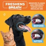 Dog & Cat Teeth Cleaning Wipes - Dental Finger Wipes for Cats & Dogs - Pet Toothbrush & Tooth Brushing Kit - Effective Teeth Cleaner (Unscented) - Image 5