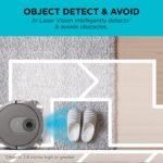 Shark AI Robot Vacuum, Smart Mapping|Scheduling|Pet Hair Pick Up|Logical Navigation, Black/Silver (RV2001), Carpet - Image 4