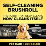 Shark AI Robot Vacuum, Smart Mapping|Scheduling|Pet Hair Pick Up|Logical Navigation, Black/Silver (RV2001), Carpet - Image 9