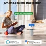 Fingerprint Smart Deadbolt with Keypad – Keyless Entry Lock for Home, Apartment, Office, Airbnb, Rental, Kids & Seniors, App & Code Access, Auto-Lock, Easy DIY Install, Compatible with Alexa & Google - Image 7