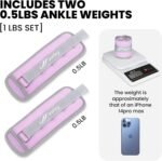 Ankle Weights A Pair of 1/2/3/4/6/8/10/12/20 LBS Wrist Leg Arm Weights for Women Men with Adjustable Straps, Strength weighted for Physical Therapy Running Walking Fitness Gym Workout - Image 3