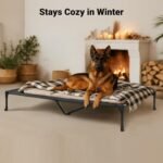 Veehoo Cooling Elevated Dog Bed, Portable Raised Pet Cot with Washable & Breathable Mesh, No-Slip Feet Durable Dog Cots Bed for Indoor & Outdoor Use, X Large, CWC1803-XL - Image 3