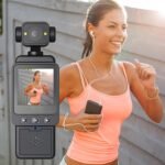 PUSOKEI 1080P HD Pocket Action Camera, Handheld Sport Camcorder with LCD Screen, Body Camera with 360 Rotatable Wide Angle Lens, Motion Detection, Loop Recording, for Outdoor - Image 5