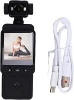 PUSOKEI 1080P HD Pocket Action Camera, Handheld Sport Camcorder with LCD Screen, Body Camera with 360 Rotatable Wide Angle Lens, Motion Detection, Loop Recording, for Outdoor - Image 6