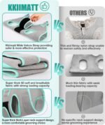 Dog Grooming Hammock Harness, Small Dog Groming Sling, Gray Dog Hanging Harness for Nail Trimming,Dog Nail Clipping Hanger Restraint Holder - Image 4