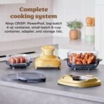 Ninja | Air Fryer | Crispi 4-in-1 Portable Cooking System | 4QT & 6 Cup Glass Containers, Crisper Plates & Storage Lids Included | Microwave, Freezer & Dishwasher Safe | Ginger Snap | FN101GD - Image 4