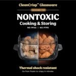 Ninja | Air Fryer | Crispi 4-in-1 Portable Cooking System | 4QT & 6 Cup Glass Containers, Crisper Plates & Storage Lids Included | Microwave, Freezer & Dishwasher Safe | Ginger Snap | FN101GD - Image 5