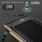 Goplus 2 in 1 Folding Treadmill, 2.25HP Superfit Under Desk Electric Treadmill, Installation-Free with Remote Control, APP Control and LED Display, Walking Jogging for Home Office - Image 5