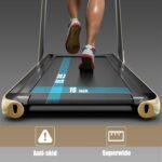 Goplus 2 in 1 Folding Treadmill, 2.25HP Superfit Under Desk Electric Treadmill, Installation-Free with Remote Control, APP Control and LED Display, Walking Jogging for Home Office - Image 6