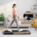Goplus 2 in 1 Folding Treadmill, 2.25HP Superfit Under Desk Electric Treadmill, Installation-Free with Remote Control, APP Control and LED Display, Walking Jogging for Home Office - Image 7