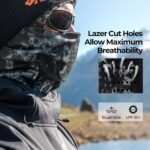 KastKing Winter Mountain Mist Balaclava Face Mask for Men & Women-Ideal Cold Weather Gear for Ice Fishing,Snowmobiling,Skiing - Image 3