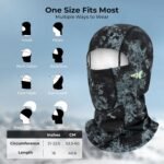 KastKing Winter Mountain Mist Balaclava Face Mask for Men & Women-Ideal Cold Weather Gear for Ice Fishing,Snowmobiling,Skiing - Image 6