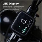 Greenworks 80V Battery-Powered Mini Bike for Adults-25 MPH Max Speed,27 Miles Range,Steel Frame,1000W Brushless Motor,Bluetooth Speakers,(2) 8.0Ah Batteries and 8A Dual Port Rapid Charger - Image 9