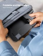 Adjustable Laptop Stand for Desk, Metal Foldable Laptop Riser, Ventilated Cooling Bracket, Ergonominc Computer Notebook Stand for Desk Compatible with 10-15.6“ Laptops - Image 7