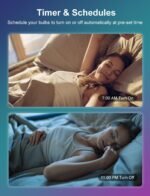 Smart Light Bulbs, 15W Color Changing Light Bulbs Compatible with Alexa Only, A19 Alexa Light Bulbs, Tunable 2700K-6000K E26 / E27 Bluetooth LED Lights for Bedroom, Living Room 4 Pack - Image 5