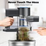 Cordless Vacuum Cleaner, Powerful Lightweight Stick Vacuum with Self-Standing, Anti-Tangle, 8-in-1 Rechargeable Vacuum Cleaners for Home, Hardwood Floors, Carpet, Pet Hair (Blue) - Image 7