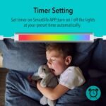 Smart Under Cabinet Lighting White & Multicolor LED Strip Lights Dimmable Works with Alexa,Google Home,Smart APP Remote Control RGB Kitchen Lamp Plug in for Under Counter Light Fixtures,6pcs - Image 6