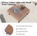 LAUSAINT HOME 7-Piece Patio Conversation Set, Modular Outdoor Sofa with Thick Cushions, All-Weather PE Rattan Sectional Seating for Garden, Backyard & Deck, Beige - Image 7