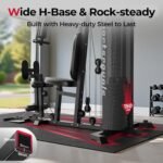 Sportsroyals Home Gym Equipment, 150LBS Weight Stack, Full Body Workout Machine with Pulley System for Strength Training - Image 4