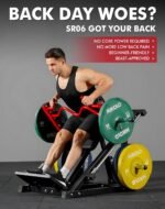 Mikolo Linear Row Machine, Rowing Machine for Home with Plate-Loaded Smith Row, Linear Bearing Back Workout Equipment for Home Gym - Image 3