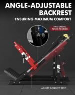 Mikolo Linear Row Machine, Rowing Machine for Home with Plate-Loaded Smith Row, Linear Bearing Back Workout Equipment for Home Gym - Image 7