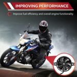Motorcycle Radiator Cooling Fan, Motorcycle Oil Cooler Water Cooler Electric Cooling Fan for Honda Yamaha Kawasaki Suzuki ATV Motorcycle Dirt Bike Motocross 150-250cc, 4 inch - Image 5
