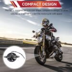Motorcycle Radiator Cooling Fan, Motorcycle Oil Cooler Water Cooler Electric Cooling Fan for Honda Yamaha Kawasaki Suzuki ATV Motorcycle Dirt Bike Motocross 150-250cc, 4 inch - Image 7