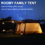 Vidalido Tents，6-8 Person Camping Tent with Extended Vestibule，2 Room Weather Resistant Family Tents，Easy Install Waterproof Outdoor Tent for Backpacking and Camping Hiking - Image 6