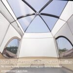 Vidalido Tents，6-8 Person Camping Tent with Extended Vestibule，2 Room Weather Resistant Family Tents，Easy Install Waterproof Outdoor Tent for Backpacking and Camping Hiking - Image 7