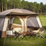 Vidalido Tents，6-8 Person Camping Tent with Extended Vestibule，2 Room Weather Resistant Family Tents，Easy Install Waterproof Outdoor Tent for Backpacking and Camping Hiking - Image 8
